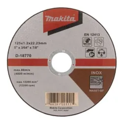 Lõikeketas Makita D-18770, 125 mm x 1.2 mm x 22.23 mm