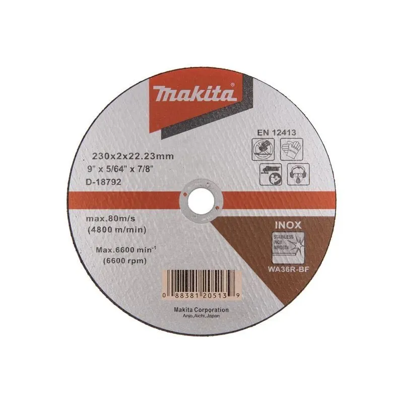 Pjovimo diskas Makita D-18792, 230 mm x 2 mm x 22.23 mm