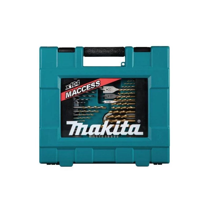 Makita vērpšanas uzgaļu un urbju komplekts, 104 gab.