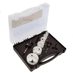 Hole saw kit makita 9pcs
