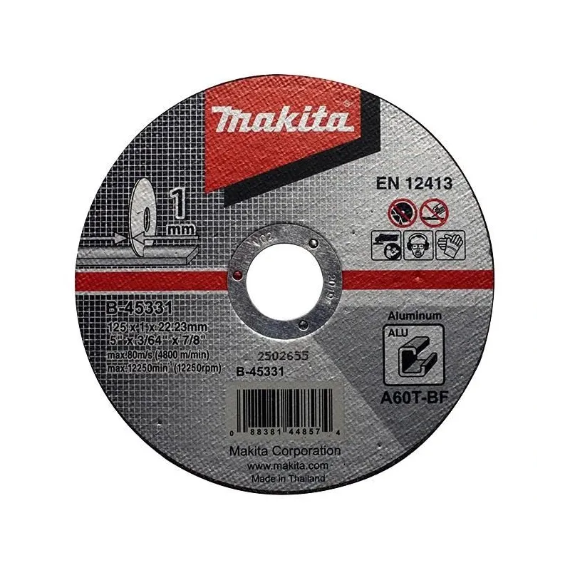 Griešanas disks Makita B-45331, 125 mm x 1 mm x 22.23 mm