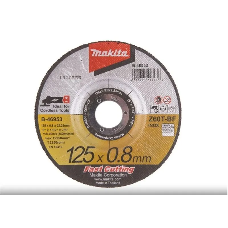 Pjovimo diskas Makita, 125 mm x 0.8 mm x 22.23 mm