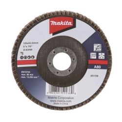 Ziedlapu slīpēšanas disks Makita D-63498 125x22.23mm 80
