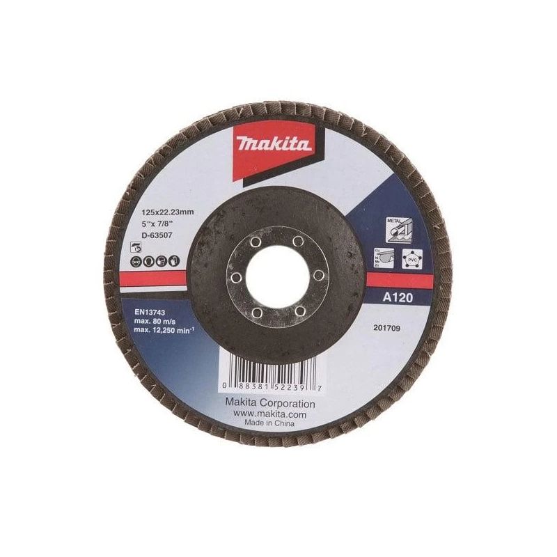 Ziedlapu slīpēšanas disks Makita D-63507 125x22.23 120