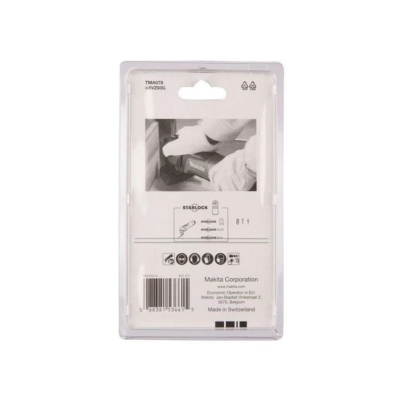 Smilšpapīra spilventiņš Makita 93mm trīsstūris