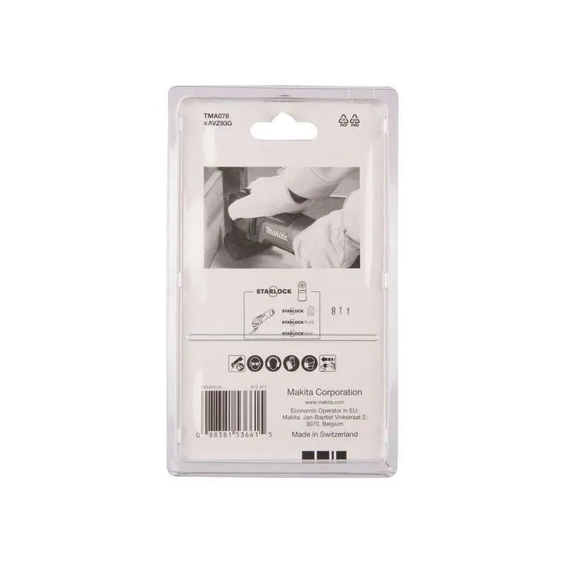 Uzgalis Makita B-65115, 93 mm x 93 mm