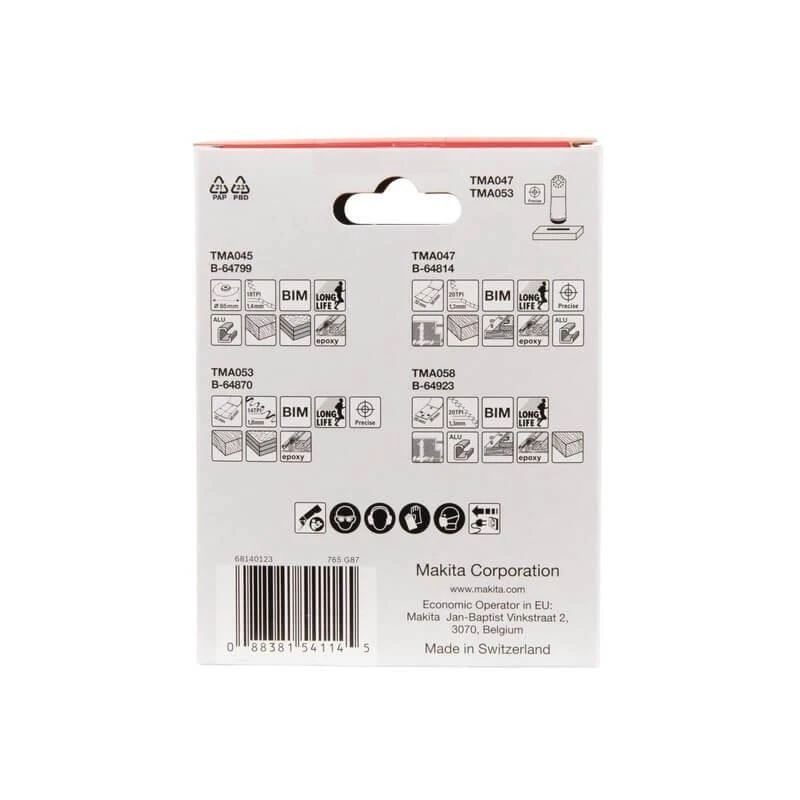 Makita B-67480 antgaliu komplekts, 4 gab.