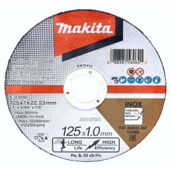Metāla griešanas disks E-03040. 125×1 mm. RST. 1 gab.