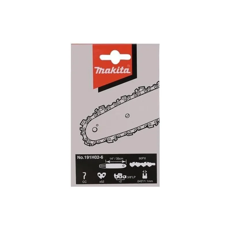 Motorzāģa ķēde Makita 191H02-6, 35 cm, 0.11 cm, 3-8, 52