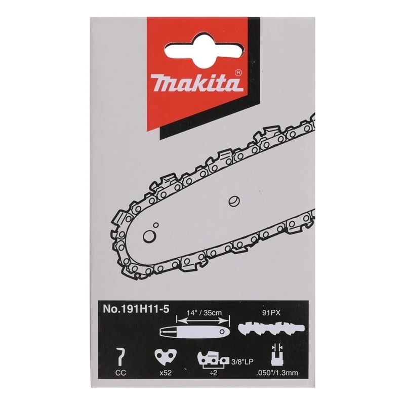 Motorzāģa ķēde Makita 191H11-5. 1.3 mm. 3-8". 52
