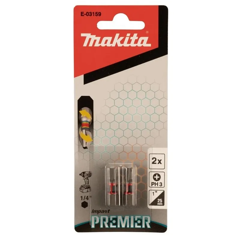 Uzgaļu komplekts Makita E-03159, 25 mm, 1-4