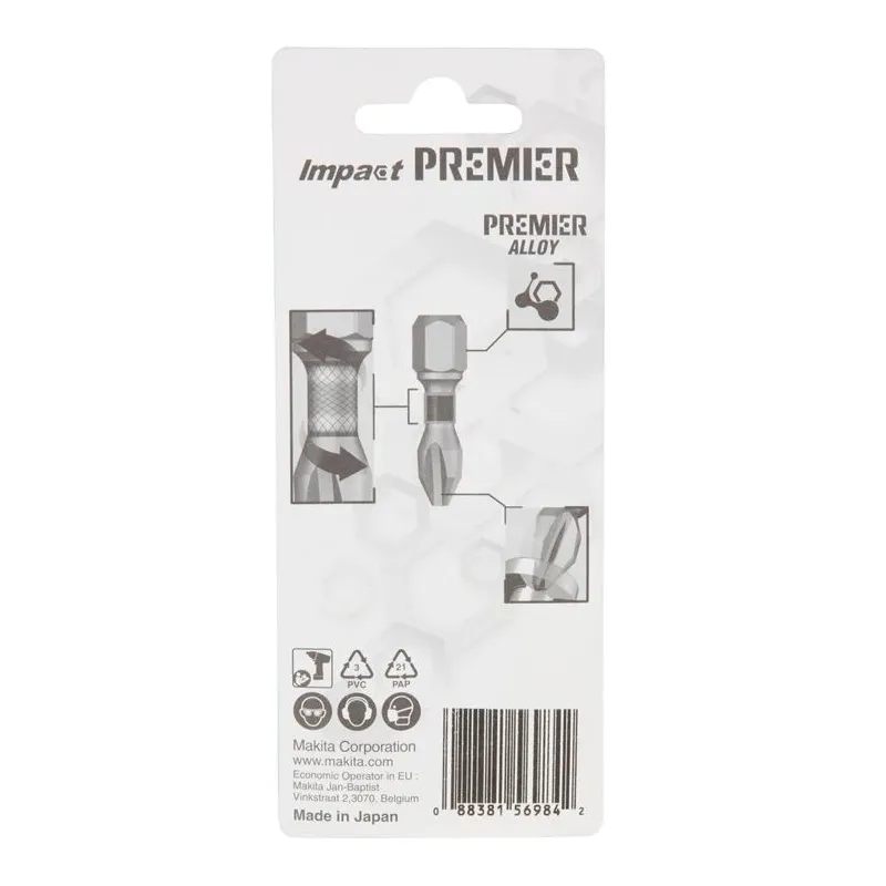 Uzgaļu komplekts Makita E-03171, 25 mm, 1-4