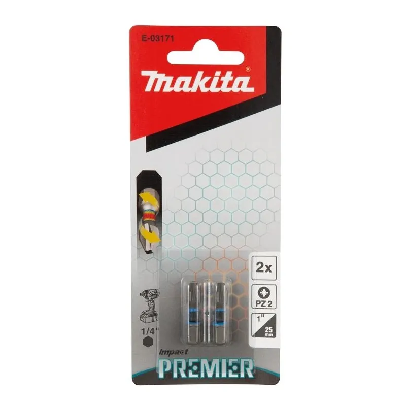 Otsikute komplekt Makita E-03171, 25 mm, 1-4
