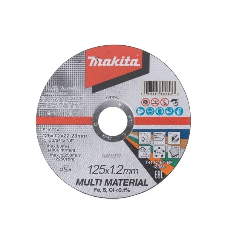 Griešanas disks Makita E-10724, 125 mm x 1.2 mm x 22.23 mm