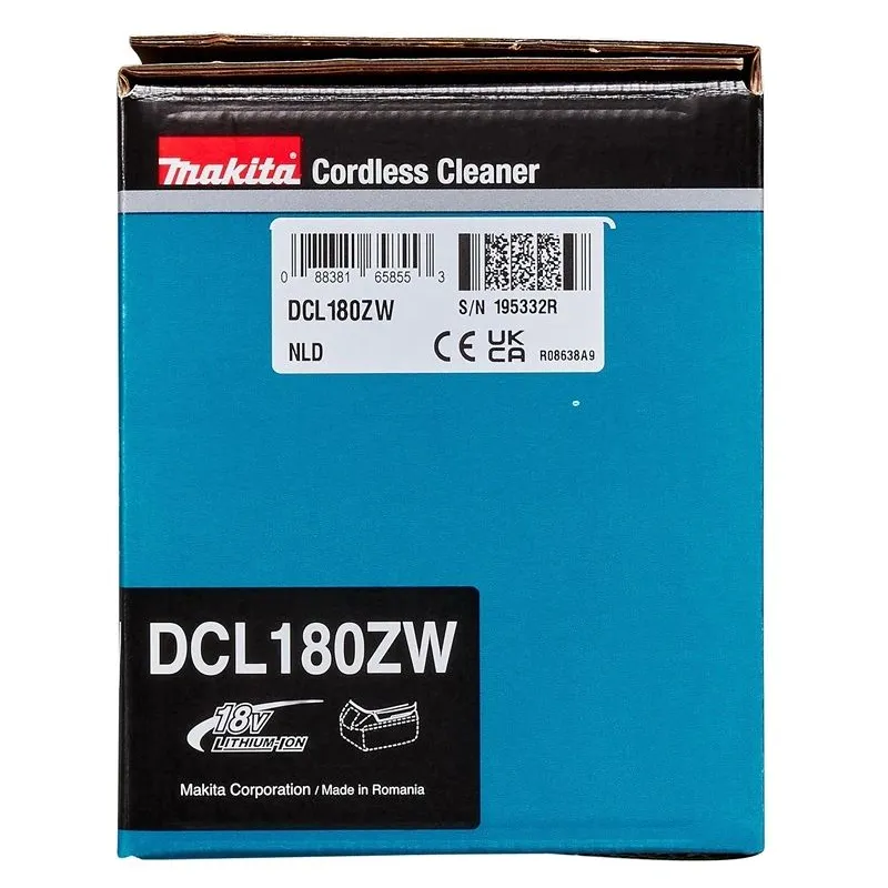 Putekļsūcējs - slota Makita DCL180 ZW