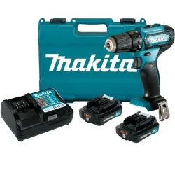 Дрель с батареей Makita DF333DWAE, 12 В, 2 Ah