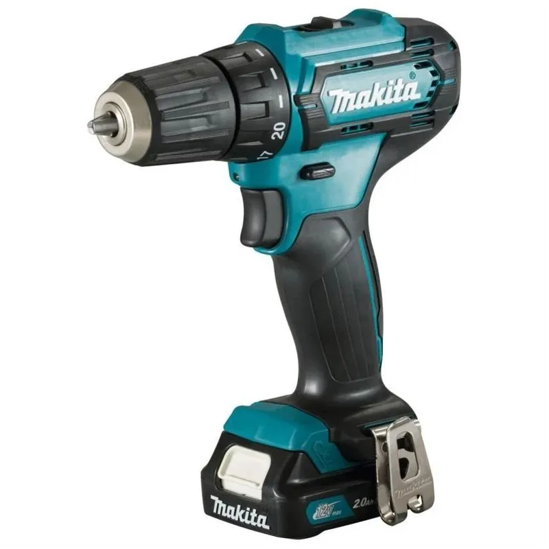 Urbis ar bateriju Makita DF333DWAE, 12 V, 2 Ah