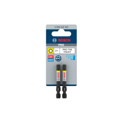 PRO Torx Impact uzgalis T40, 55 mm, 2 gab.