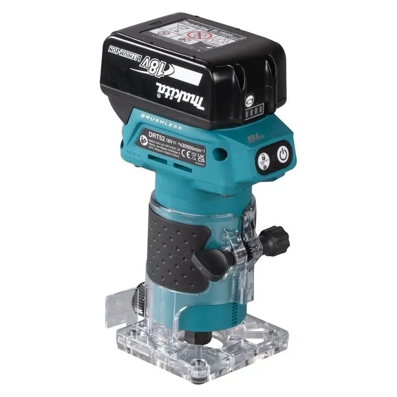 Akumulatora frēze Makita DRT52Z, 580 W