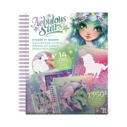 Radošā grāmata Nebulous Stars Sticker by number 11129