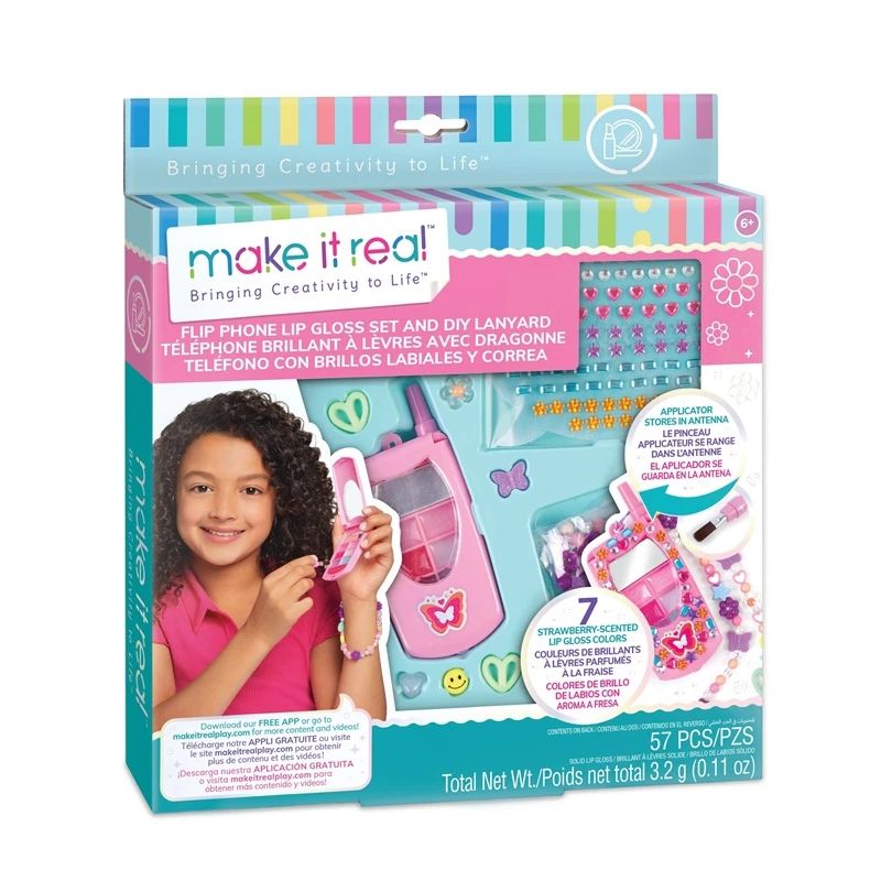 MAKE IT REAL Radošais komplekts ar lūpu spīdumiem „Telefons“