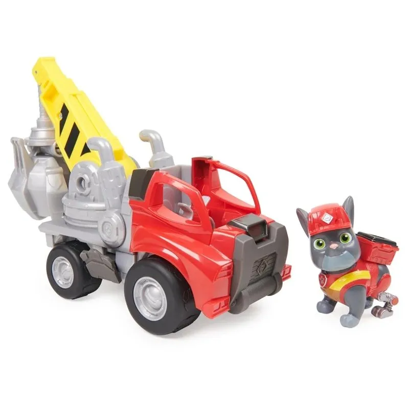 Transportlīdzekļi Paw Patrol Rubble & Crew 6066726, sarkana-pelēka