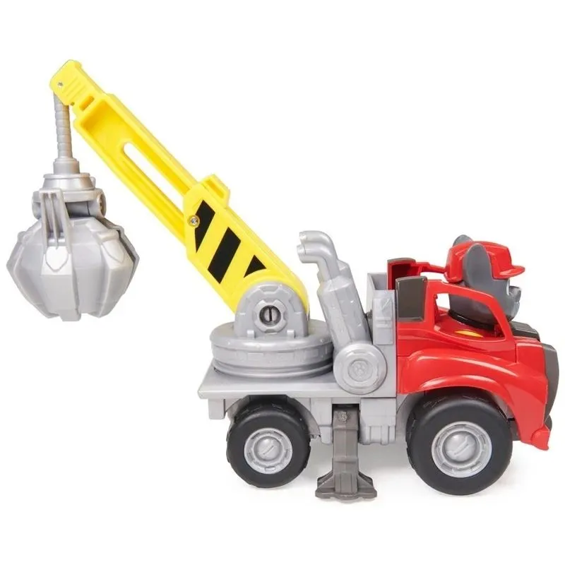 Transportlīdzekļi Paw Patrol Rubble & Crew 6066726, sarkana-pelēka