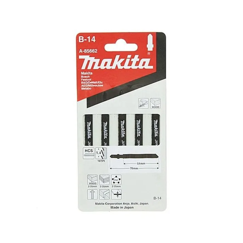 Zāģītis Makita A-85662, 7.6 cm, 5 gab.