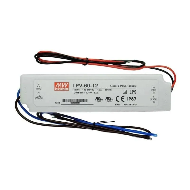 Strāvas transformators Mean Well LPV-60-12, 60 W