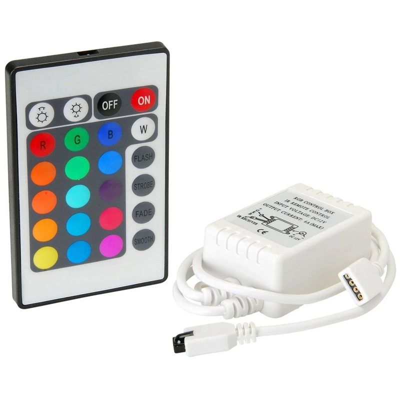 Kontrolieris rgb led joslu 12vdc 3x2a 72w