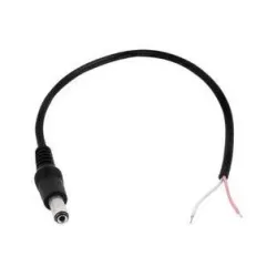 Power plug dc 2.1x5.5mm +15cm wire