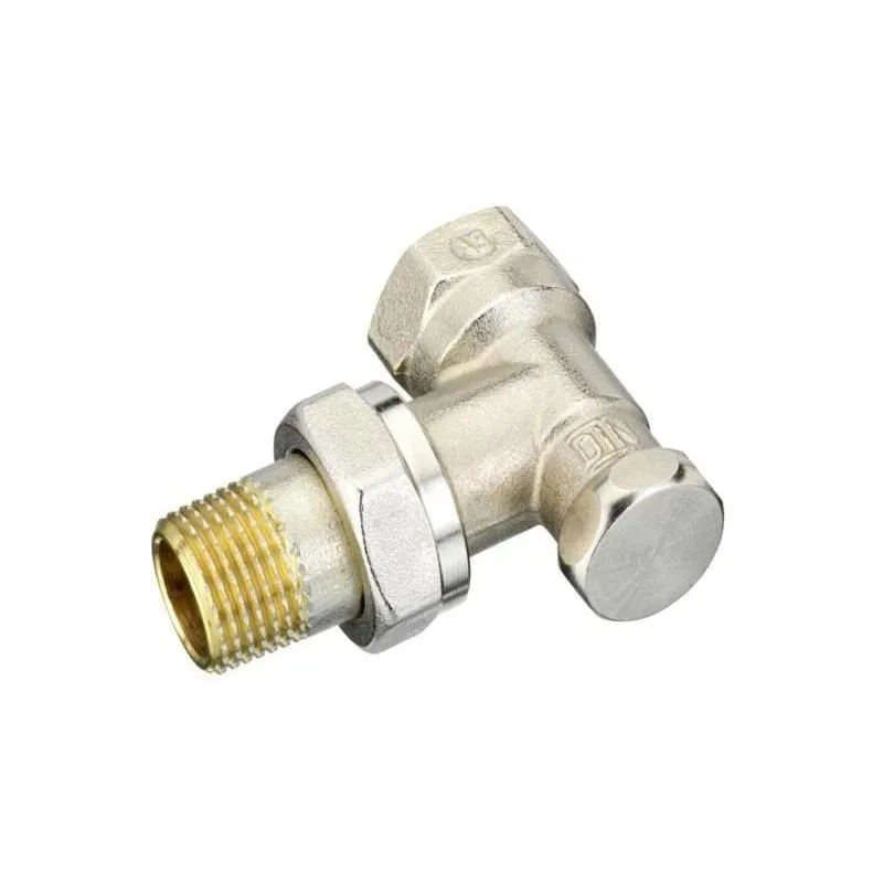 Radiatoru vārsts Danfoss, noslēdzošais-stūra, 1-2 collas – ārējā vītne, 1-2 collas – iekšējā vītne