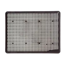 Придверный коврик Step on, коричневый цв., 43.5 см x 56.5 см x 1.45 см