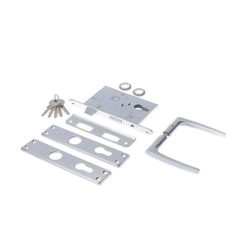 Iebūvējama slēdzene 407Z-35801-26 pelēka bez cilindru