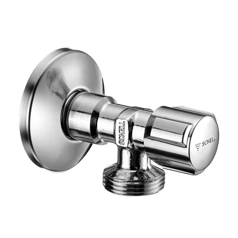 Ventilis Schell, stūra, 1-2 collas – iekšējā vītne, 3-4 collas – iekšējā vītne