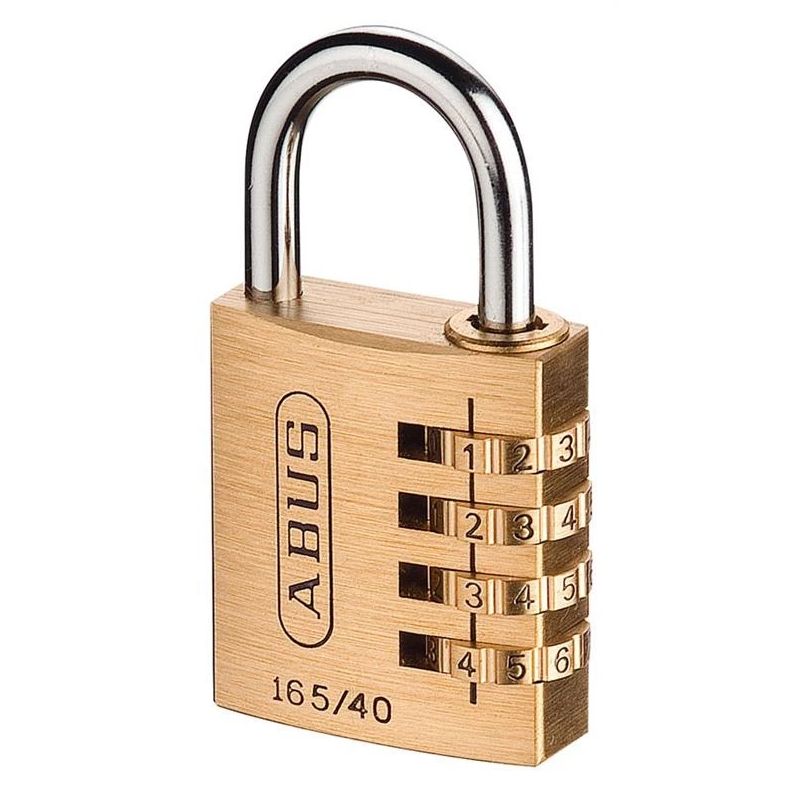 Slēdzene piekaramā ar kodu 165-40 c 6 ,abus,