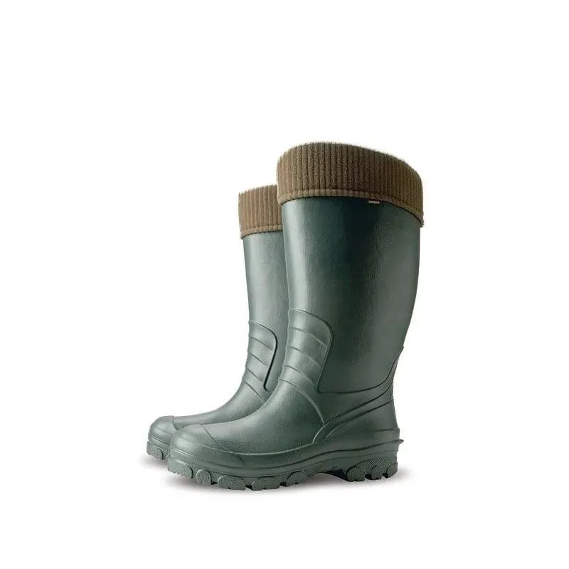 Gumijas zābaki sieviešu Demar, ar stulmu, ar siltinājumu, zaļa krās., 43 izmērs