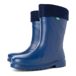 Kummikud naiste Demar 0220 0220, pika säärega, soojustusega, sinine v., 36 suurus