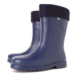 Kummikud naiste Demar 0220 0220, pika säärega, soojustusega, sinine v., 38 suurus