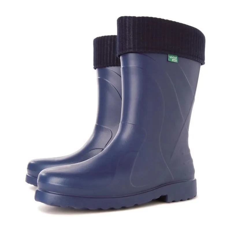 Gumijas zābaki sieviešu Demar 0220 0220, ar stulmu, ar siltinājumu, zila krās., 38 izmērs