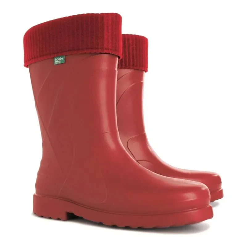 Gumijas zābaki sieviešu Demar 0220 0220 37, ar stulmu, ar siltinājumu, sarkana krās., 37 izmērs