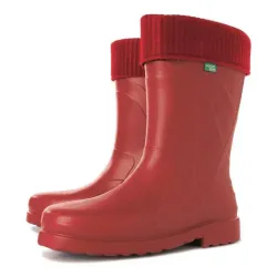 Kummikud naiste Demar 0220 0220 38, pika säärega, soojustusega, punane v., 38 suurus