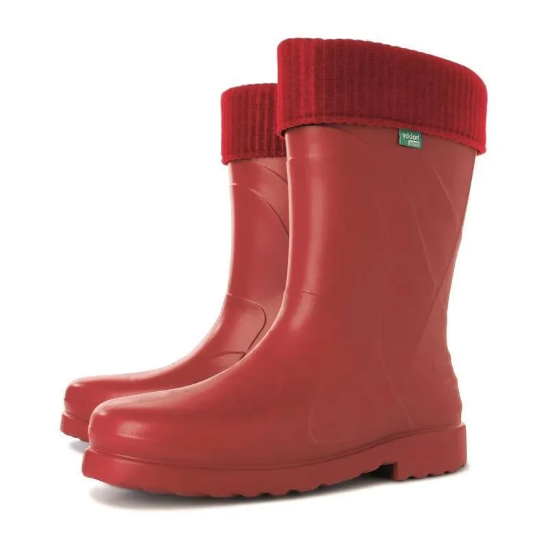 Gumijas zābaki sieviešu Demar 0220 0220 38, ar stulmu, ar siltinājumu, sarkana krās., 38 izmērs