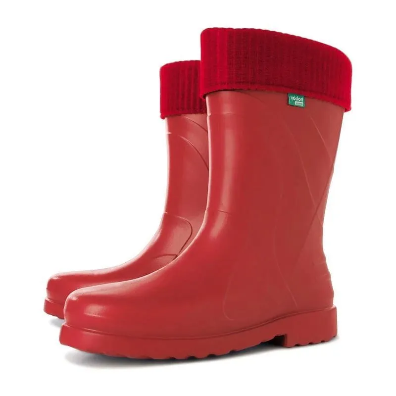 Gumijas zābaki sieviešu Demar 0220 0220 40, ar stulmu, ar siltinājumu, sarkana krās., 40 izmērs