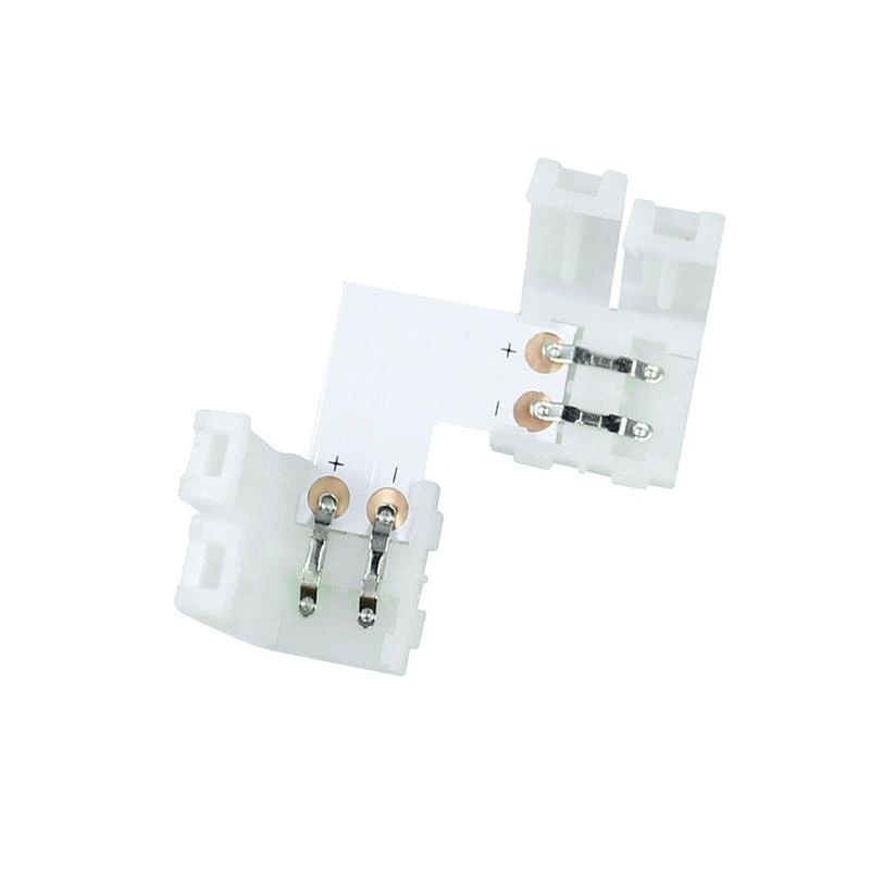 Savienojums led lentai LED-CON-L10. 10mm L saspiežams