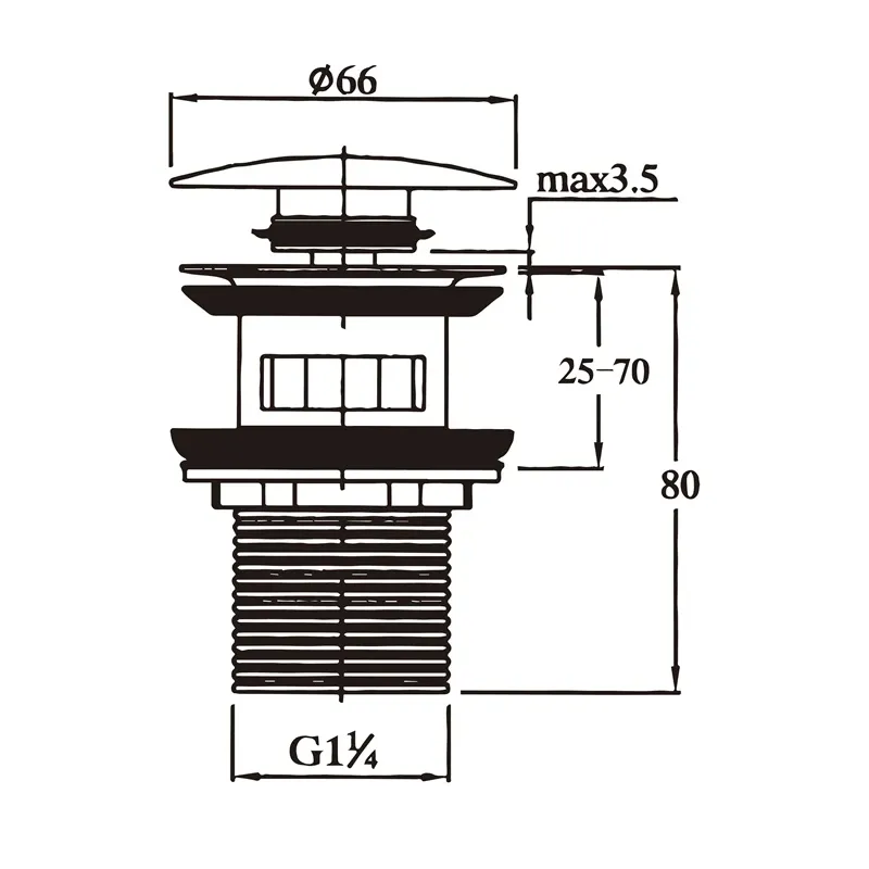 Noteces aizvars Thema Lux Classique, 1-4 collas – Ārējā vītne