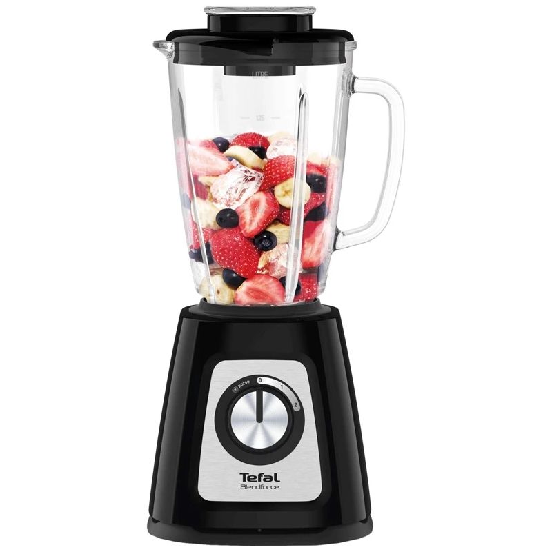 Kokteiļu blenderis Tefal Blend Force BL438831, melna krās.