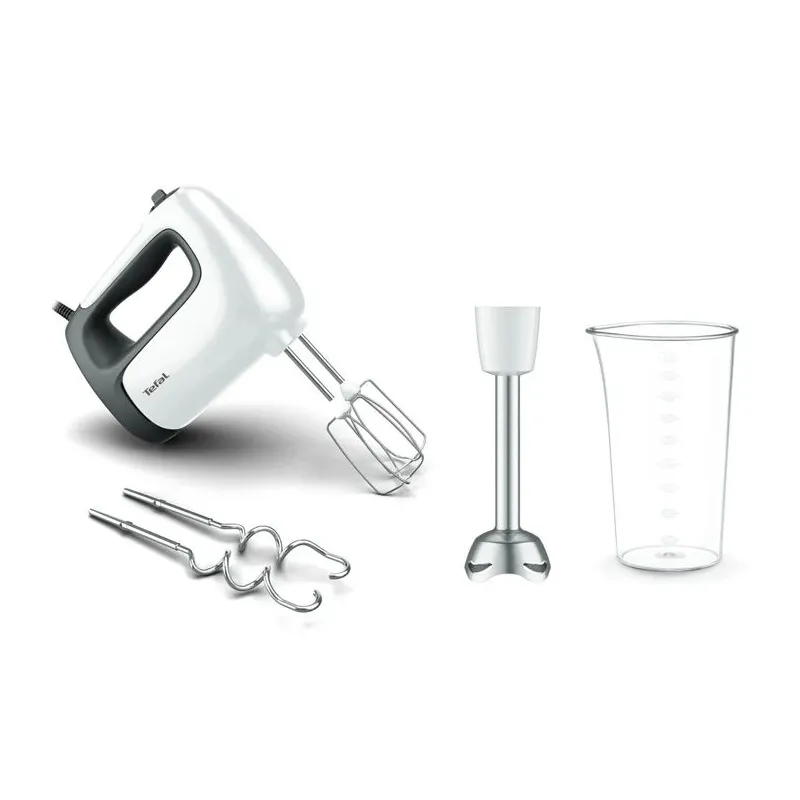 Mikseris Tefal Prep'Mix+ HT462138, balta krās.-melna krās.