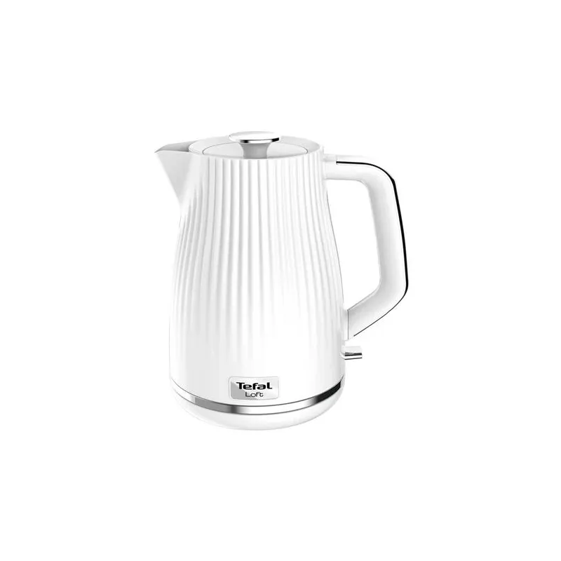 Elektriskā tējkanna Tefal Loft KO250130, 1.7 l, balta krās.