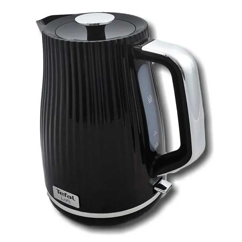 Elektrinis virdulys Tefal Loft KO250830, 1.7 l, juoda sp.